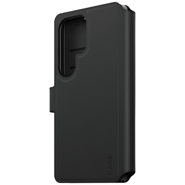 Case for Samsung Galaxy S25 Ultra CARE by PanzerGlass Feature Tango Wallet 2in1 Black