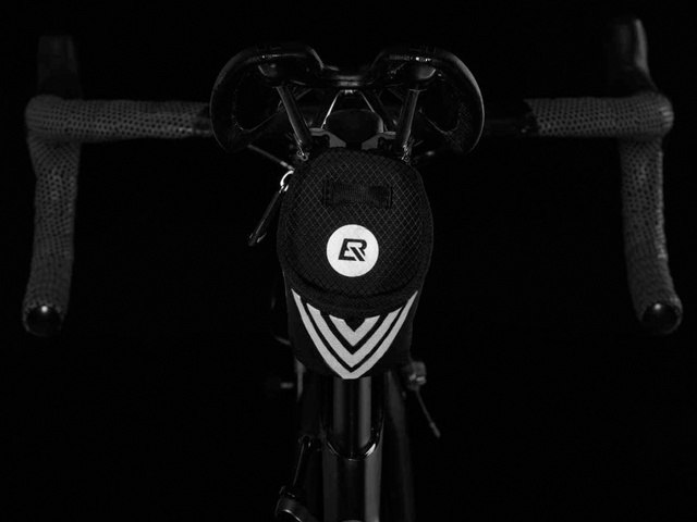 Etui torba podsiodłowa RockBros C28BK sakwa na rower pod siodełko Czarne