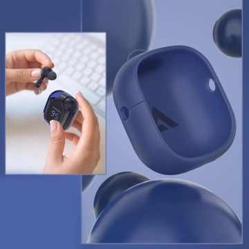 Бездротові навушники внутрішньоканальні Acefast TWS Bluetooth blue (T6 sapphire blue)