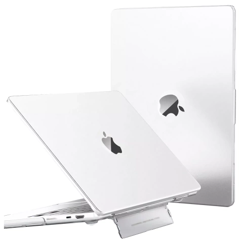 Matné pouzdro Alogy ProStand™ se stojánkem pro MacBook Air 13,3" (A1932/A2179/A2337) průhledné