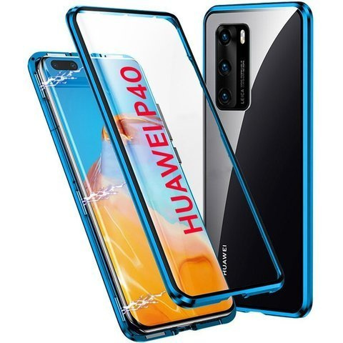 Двосторонній магнітний чохол Dr.Fit для Huawei P40 Blue