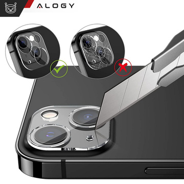 2x Скло об'єктива камери для iPhone 15 / 15 Plus Alogy lens clear transparent