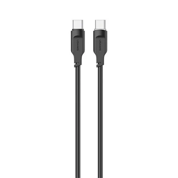 Кабель для швидкого заряджання USMAS USB-C – USB-C PD 1,2 м чорний