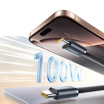 Kabel Baseus Dynamic 4 Pro Fast USB-C – USB-C 100W 1 m czarny