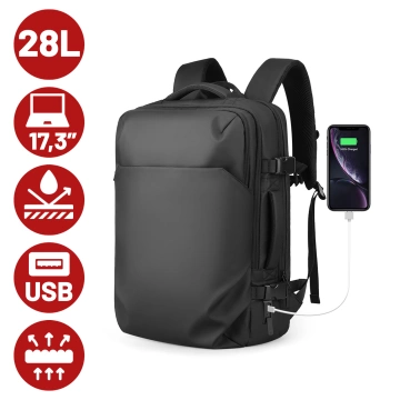 Hülle für Apple iPhone 16 Pro Max Alogy MagSafe Hybrid Matte Case Matte Cover mit Linsenschutz Schwarz