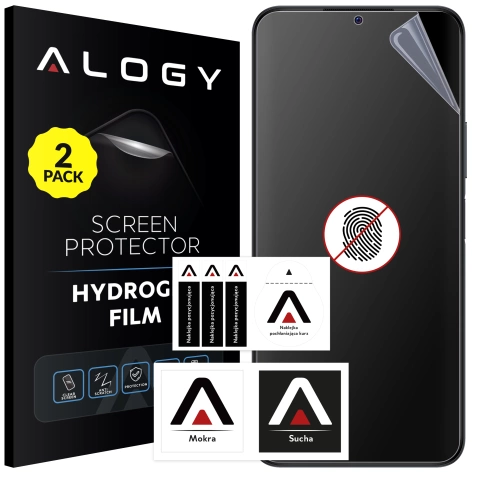2x Folia "MATOWA" do Vivo Y21 / Y21s / Y22 / Y22s / Y33 / Y33S / Y35 Hydrożelowa Alogy HydroSkin Matte Pro™ na ekran do etui "BEZ ODCISKU PALCÓW"