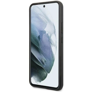 Etui Guess GUHCS23MG4GFGR для Samsung Galaxy S23 Plus S916 чорний/сірий жорсткий чохол 4G Метал Золотий логотип