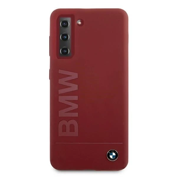Etui BMW BMHCS21MSLBLRE Pevné puzdro Samsung Galaxy S21 Plus G996 Silikónové podpisové logo