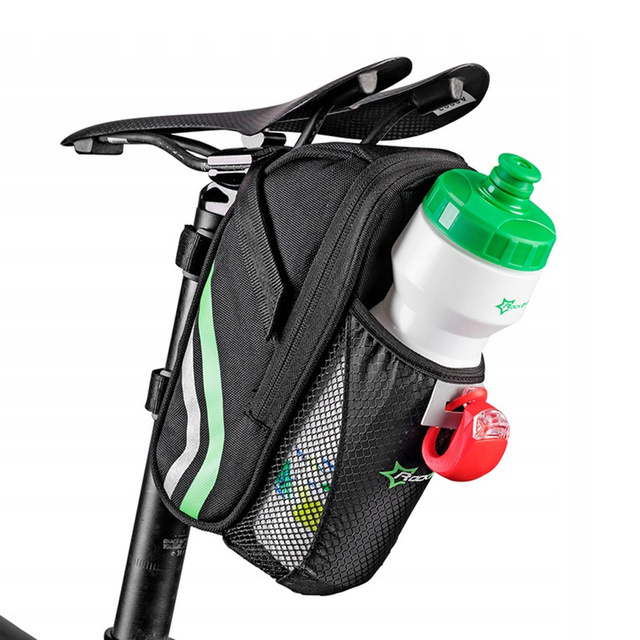 RockBros C7-BK bicycle bag for a bicycle for a water bottle under the saddle Black