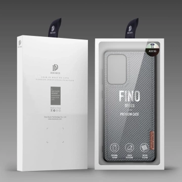 Kryt puzdra Dux Ducis Fino z nylonového materiálu pre Samsung Galaxy A73 modrý