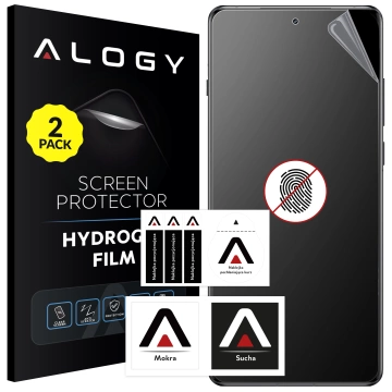 2x Folia "MATOWA" do OnePlus 12 / 12R Hydrożelowa Alogy HydroSkin Matte Pro™ na ekran do etui "BEZ ODCISKU PALCÓW"