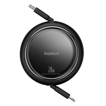 Kabel Baseus Free2Pull USB-C pro iP 20W 1m černý