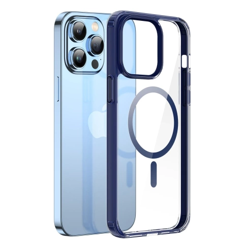 Puzdro Dux Ducis Clin2 iPhone 14 Pro Magnetic MagSafe puzdro modré