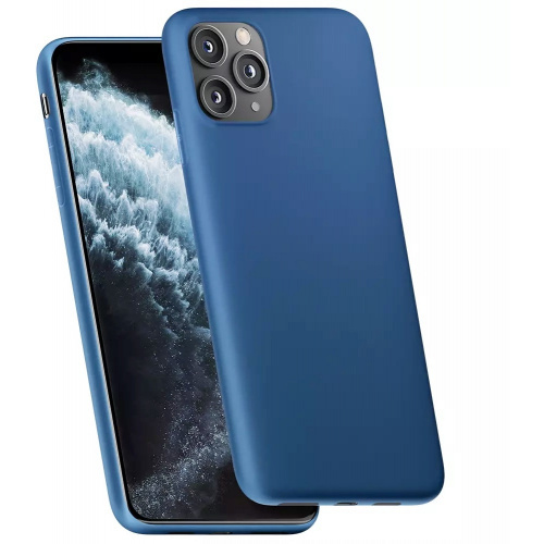 Protective case for Samsung Galaxy S23 Plus - 3mk Matt Case blueberry