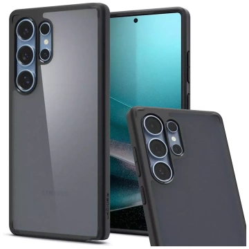 Pouzdro Spigen Ultra Hybrid pro Samsung Galaxy S25 Ultra, mrazuvzdorné, černé