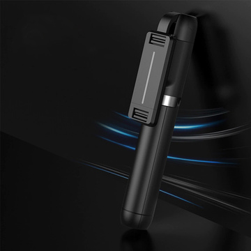 Selfie Stick Tripod P50 phone holder photo stick Bluetooth remote control Black