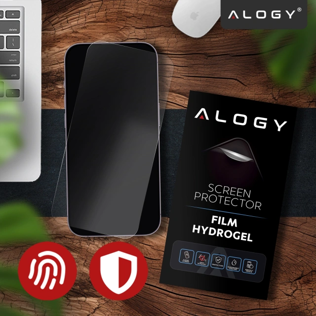 Folia hydrożelowa do Apple iPhone 16e – elastyczna ochrona ekranu, samoregeneracja, pełne dopasowanie i wysoka przejrzystość – Alogy Hydrogel Film™