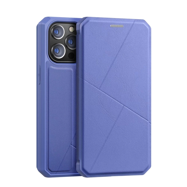 DUX DUCIS Skin X Holster Flip Cover pro iPhone 13 Pro modrý