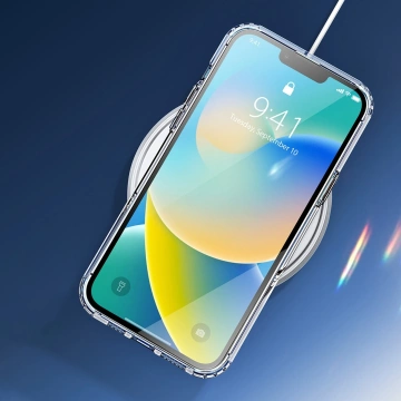 Dux Ducis Clin magnetické puzdro pre iPhone 14 Plus kompatibilné s MagSafe transparentné