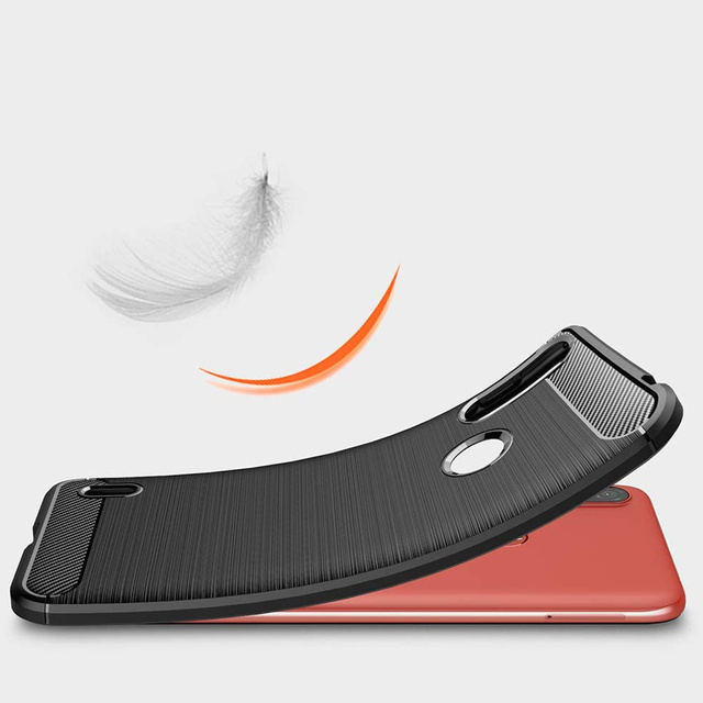 Pouzdro pro pouzdro Motorola Moto E7 / E7i Power Alogy Rugged Armor TPU Carbon Black