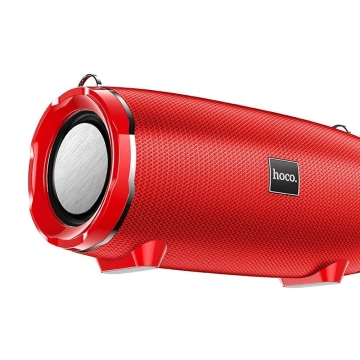 Bluetooth reproduktor Hoco HC5 2×15W červený FM USB AUX TF