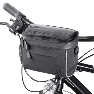 Wozinsky Fahrradlenkertasche Fahrrad-Umhängetasche Schwarz (WBHBB-01)