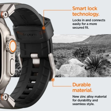 Ремінець Spigen DuraPro Armor для Apple Watch 42-49 мм - сірий