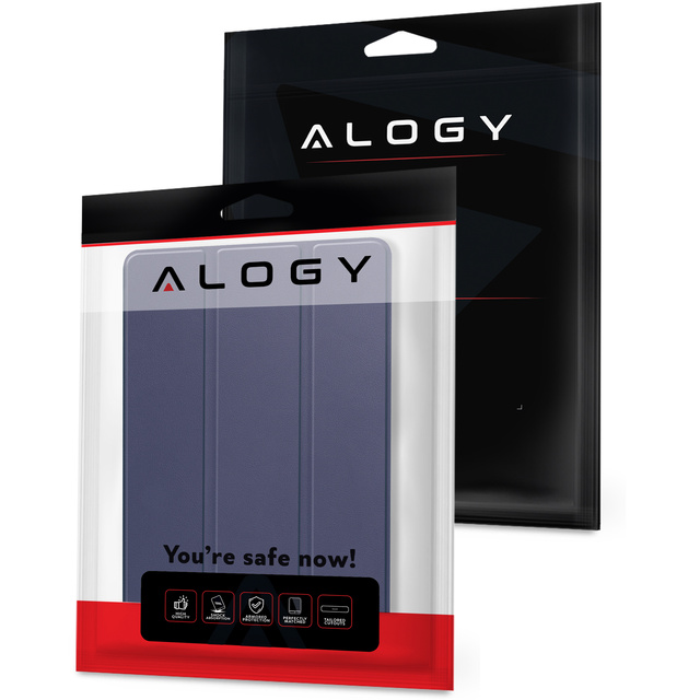 Puzdro na T-Mobile T Tablet 5G 10,36" puzdro na tablet Alogy Book Cover Case Navy Blue