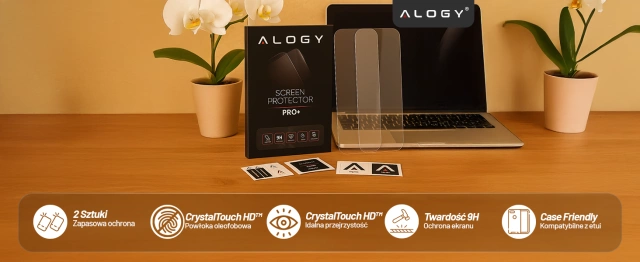 Tvrdené sklo na ochranu displeja Apple iPhone 16 9H Alogy Heavy Pro™️