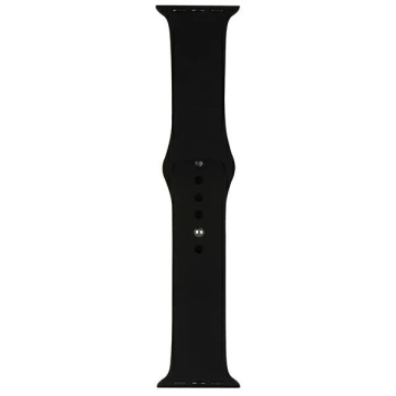 Silikonový řemínek na chytré hodinky Beline pro Apple Watch 42/44/45/49 mm černá/černá