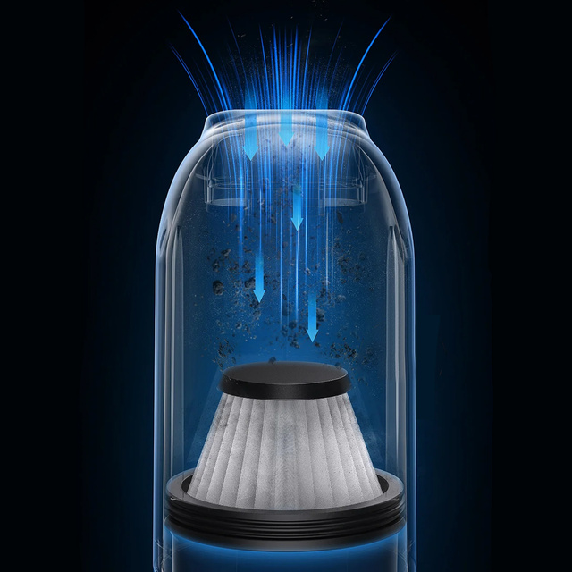 Baseus A2Pro 6000Pa akumulátorový vysávač do auta (čierny)