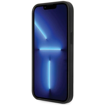 Etui Guess GUHCP15S4GMGGR pre iPhone 15 6,1" szary/sivý pevný obal 4G veľké kovové logo