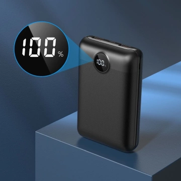 Powerbank Externá batéria (POWER BANK) VEGER S20 - 20 000mAh LCD Quick Charge PD 22,5W čierna (W2053)