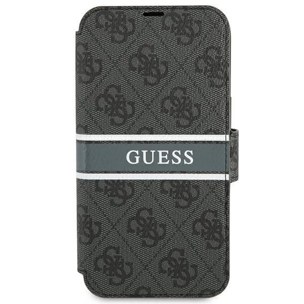 Guess GUBKP13L4GDGR iPhone 13 Pro / 13 6,1" szary/grey book 4G Stripe