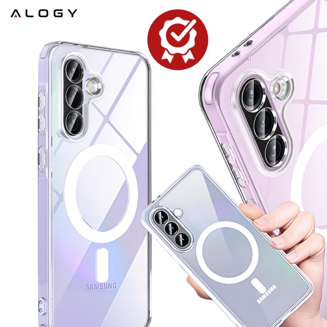 Чохол для Apple iPhone 16 Pro Max Alogy Anti-Shock Hybrid Case for MagSafe Transparent