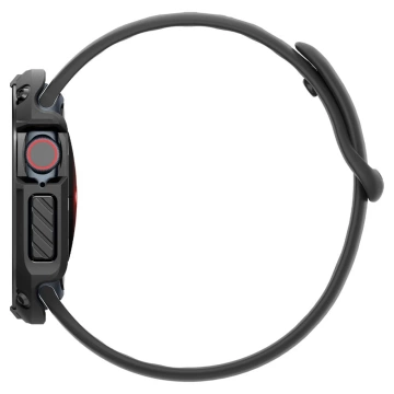 Púzdro Spigen Tough Armor z tvrdeného skla pre Apple Watch 10 (46 mm) čierne