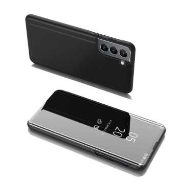 Flipový kryt Clear View Case pre Samsung Galaxy S22 (S22 Plus) čierny