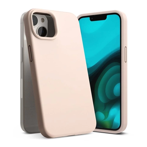 Силікон Etui Ringke для Apple iPhone 14 Plus Pink Sand