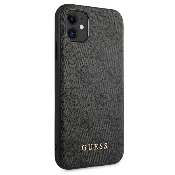 Etui Guess GUHCN61G4GFGR für iPhone 11 6,1" Hartschale 4G Metal Gold Logo