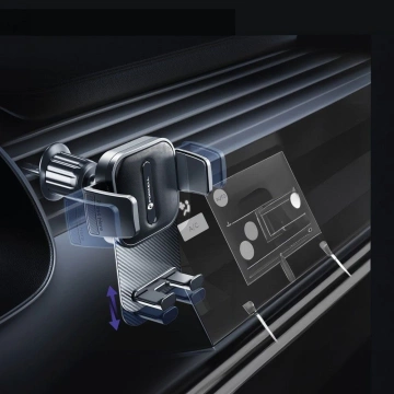 Uchwyt samochodowy F-Grip GuardianAV Zaciskowy do kratki 5,5–10 cm