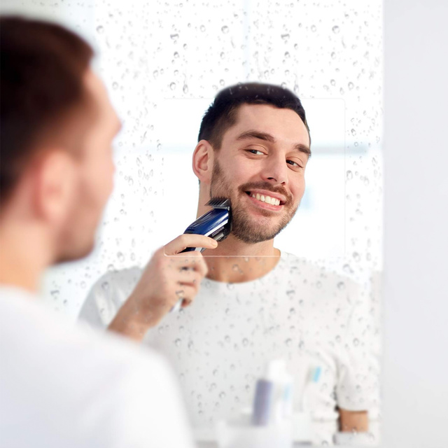 2x hydrofóbna nano fólia samolepka na okno zrkadlové dažďu vodeodolné do autokúpeľne 15x20cm 2x nano zrkadlová fólia