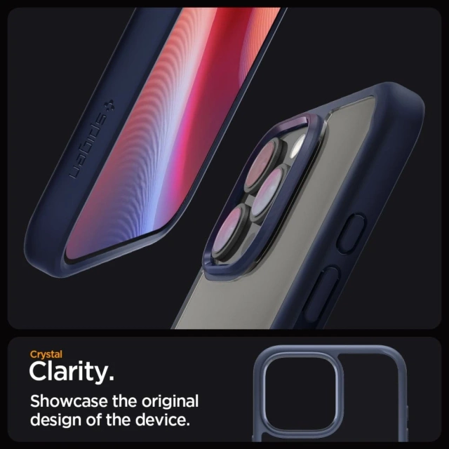 Spigen Ultra Hybrid Schutzhülle für iPhone 16 Pro Max Marineblau