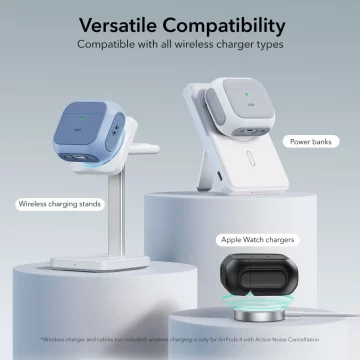 Захисний чохол для навушників ESR Orbit Halolock MagSafe Apple AirPods 4 Blue