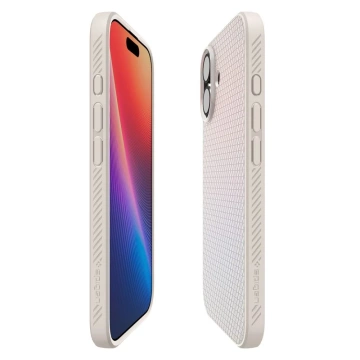 Etui do iPhone 17 Spigen Liquid Air Natural Titanium