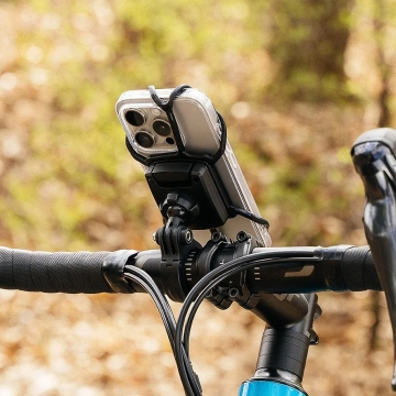 Držák na kolo Ringke Quick and Go Bike Mount na telefon, řídítka, kolo, motorku, skútr, černý