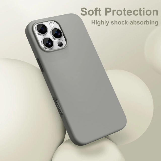 Etui do iPhone 16 Pro Tech-Protect Silicone MagSafe Matte Clay