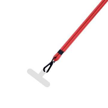 Univerzální šňůrka na chytrý telefon 3mk EasyClip Red (černá)