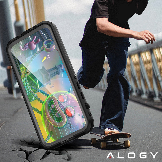 Alogy Wasserdichte Hülle IP68 Hülle mit durchsichtiger Rückseite 360 Armor Case für MagSafe für Apple iPhone 14