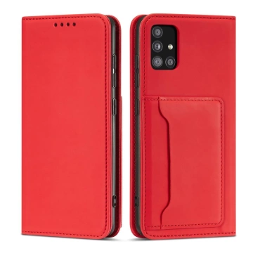 Magnet Card Case Чохол для Samsung Galaxy A13 5G Pouch Wallet Card Holder Red
