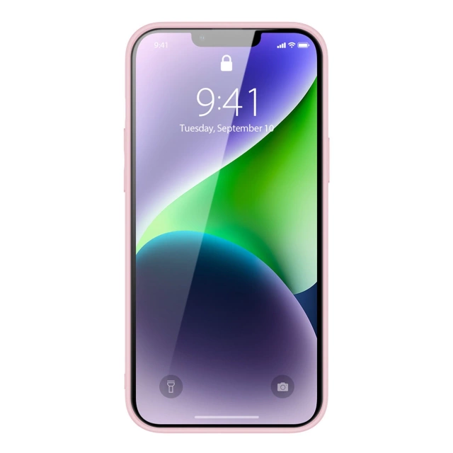 Pouzdro Dux Ducis Yolo iPhone 14 Plus elegantní kryt z ekologické kůže růžové barvy